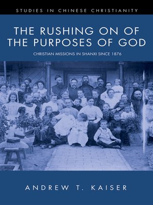 cover image of The Rushing on of the Purposes of God